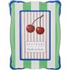 BELTRAMI Portafoto 10x15 cm Summer legno verde bordi blu