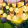 JEDWKFA Catena Luminosa Esterno Solare, Catena di Luci Solari per Esterni, Luci Solari Esterno, 60 LED /12 M / 8 Modalità / IP65 Impermeabile, per Giardino, Feste, Terrazzo, Balcone, Matrimonio