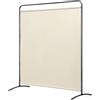 Angel Living Paravent - Paravento divisorio indipendente, per uffici, balconi, camera da letto, giardino esterno, 162,5 x 177 cm (beige)