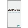 yd. Cornice 20x40 cm Argento Lucente - Cornice in Plastica Annecy