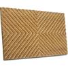 Hanse Home Zerbino in cocco per interni, colore naturale, motivo geometrico, antiscivolo, per corridoio, terrazza, ingresso - 45 x 75 cm