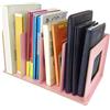 Eddwiin Scaffale per libri Scaffale da scrivania in legno fai-da-te Scaffale per libri Portariviste per DVD per studenti Bambini Adulti(rosa)