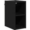 Roanoer Armadio pensile moderno nero effetto rovere, 20 x 29,5 x 40 cm, mobile da cucina compatto in legno per montaggio a parete, armadio da parete per riporre stoviglie e utensili da cucina