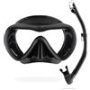 CRESSI A1 Anti Fog+Epsilon SPE Dry - Combo Set Snorkeling - Nero/Titanium