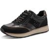 Tamaris Sneaker da Donna Low Flat, Nero (Black Comb), 42