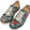DOGO Femme Cuir Vegan Multicolore Baskets - Show Yourself More Love Motif