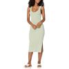 The Drop Yasmin Vestito da Donna, Midi a Canotta in Maglia a Costine