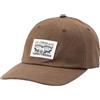 Levi's Relaxed Dad Heritage cap, Cappellino Uomo, Dark Brown, Un