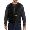 Carhartt, Gilet Mock-Neck con fodera in tessuto sherpa, Loose Fit Uomo, Nero, XL