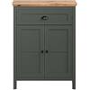 trendteam smart living - Stanton - Comò - Abete/Evoke - Armadietto con 2 scomparti e 1 cassetto estraibile, 77 x 102 x 39 cm, stile rustico