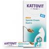 Kattovit Gastro Cream - Snack Funzionale Digeribilità Gatti - 6x15 g