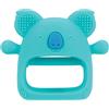 Nuby Mini Massaggiagengive da Polso Silicone, 3+ Mesi, Koala Blu