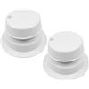 VOANZO 2PCS Kit Tappo di Sfiato per Impianto Idraulico Camper Tappo di Copertura per Sfiato Fognario per Tetto Casa per Rimorchio Tubo da 1 a 2 3/8 Pollici Camper Camper