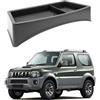 Coleya Scatola Portaoggetti del Cruscotto Compatibile con Suzuki Jimny JB23 JB33 1998-2018, Console Centrale Portaoggetti, Jimny Organizer per Console Centrale con Tappetino Nero