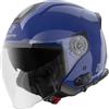 Bogotto H586 BT Solid Bluetooth Casco Jet, blu, M