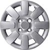 Generico KIT SERIE 4 BORCHIE COPRICERCHI COPPE RUOTA 13 PER FIAT PANDA 2010->