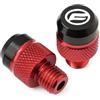 chennini Tappo per foro specchietto retrovisore moto Per CFMOTO 800NK 800 NK 800MT MT450, Dimensioni M10X1,25, Accessori Per Moto, Tappi Per Fori Specchietti Retrovisori Laterali In Alluminio CNC(A Red)