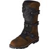 TCX - DRIFTER WP, Stivali Moto Pelle, Stivali Moto Impermeabili, Uomo, con Protezione zona Pedale Cambio in Pelle, Marrone Scuro, 43