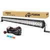 RIGIDON Faretto 24 Pollici 60 cm 180W Barra Led Fuoristrada, Con 12V Cablaggio Kit, Barra Luminosa Led Per Auto Camion SUV ATV 4x4 Veicoli Offroad, Impermeabile 6000K Bianco Lampada di Guida