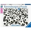 Ravensburger - Puzzle Football Challenge, Collezione Challenge, 1000 Pezzi, Idea regalo, per Lei o Lui, Puzzle Adulti