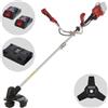 GeoTech X-Line BD-40V - Decespugliatore a batteria - 40V - 2x20V 2Ah