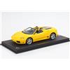 BBR P18232B 1/18 Ferrari 360 Modena Spider Cambio Automatico Giallo Modena Nero