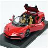 Bburago 18-16016R 1/18 Scala Ferrari SF90 Spider Rosso Modellino Auto 1:18 New