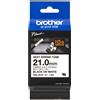 Brother Originale Nastro Brother HSE-251E nero-bianco - B04227