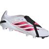 Adidas Scarpe Bambino Predator Elite Fold-over Tongue Fg Rosa/bianco, Taglia: 35, rosa/bianco