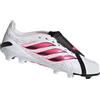 Adidas Scarpe Bambino Predator League Fold-over Tongue Fg Rosa/bianco, Taglia: 33, rosa/bianco