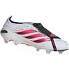 Adidas Scarpe Uomo Predator Elite Fold-over Tongue Fg Rosa/bianco, Taglia: 7,5 UK - 41 1/3, rosa/bianco