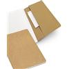 Block notes A5 eco-friendly con tasca interna, 40 fogli riciclati Personalizzate o neutre