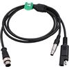 HangTon Cavo dati seriale di alimentazione per ricevitore GPS Topcon 7 pin, Pacific Crest PDL Sitecom Radio Modem 8 pin, SAE 2 pin 2M