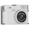 BEAZOOM per mini fotocamera retrò 1080P HD, collana portatile ciondolo videoregistratore con batteria da 180 mAh e display IPS da viaggio, bianco (bianco)