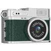 BEAZOOM per mini fotocamera retrò 1080P HD, collana portatile ciondolo videoregistratore con batteria da 180 mAh e display IPS da viaggio, bianco (verde scuro)