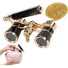 Generic Binocolo da teatro portatile vintage - Elegante per adulti donne mini lente di ingrandimento 3x lente di ingrandimento 2,5 cm 16,5 x 9,91 x 5,33 cm spettacoli cinematografici viaggio viaggio musica