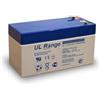 Ultracell UL1.3-12 manutenzione libera batteria ricaricabile 12V 1.3Ah/20HR VdS
