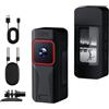 Risveglio Action Camera 4K con supporto magnetico, fotocamera POV Vlog con schermo da 1,5, per sport in ABS compatto da 6 x 3 x 3 cm, per ciclismo e avventure all'aria aperta, colore nero