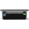 Cecotec Downdraft Cappa Aspirante 90 cm - Cappa Cucina. Bolero Flux ET 908000 Glass Black A++ Cappa 90cm vetro nero, Flusso d'Aria 800m3/h, 210W, A++, Touch, LED, Carbonio Ø176, alluminio 5 strati