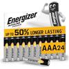 Energizer Alkaline Power - Pile AAA (Confezione da 24) Batterie Alcaline 1,5V - potenza di lunga durata - 100% imballaggio riciclabile privo di plastica - 7 anni di conservazione [Esclusiva Amazon]
