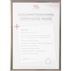 walther designCornice per quadri in acciaio 21 x 29,7 cm (DIN A4) con vetro artistico, cornice in plastica New Lifestyle KVX130D