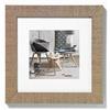 walther design Beige 30 x 30 cm Home Cornice in Legno HO330C