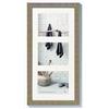 walther design Beige 3X 15x20 cm Galleria con passe-partout, Home Cornice in Legno HO352C