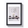 walther design nera 15 x 20 cm con passe-partout, cornice in plastica Steel Style ES520B