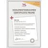 walther design argento 21 x 29,7 cm (DIN A4) con vetro artistico, cornice in plastica New Lifestyle KVX130S