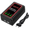 Haisito Caricabatterie Lipo per Pacco Batteria 2S 3S (7,4 V, 11,1 V), Compatto Caricabatterie Rapido Bilanciamento Batteria Caricabatterie (100-240 V) per RC Quadcopter Drone Car Boat