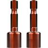 HanOaki Forte estensione magnetica realizzata in acciaio legato S2 8 mm x 45 mm per punte esagonali e strumenti driver (2 pezzi)