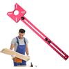 Generic per fresatura router - Piastra universale in alluminio | Inserto regolabile per la lavorazione del legno con estensione per progetti in fibra di legno a media densità, truciolato e p