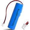 OWOAOOwl Batteria ricaricabile agli ioni di litio da 3,7 V, 2600 mAh, con connettore XH2.54/2P, si prega di verificare la polarità del dispositivo e della spina prima dell'acquisto (1 pezzo, 2600 mAh XH2.54)