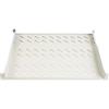 Link LKRIP350L - Mensola in Acciaio per Armadio Rack 19 (1 unità, profondità Regolabile 350-450 mm, Grigio Chiaro RAL7035) - 4 agganci Frontali e Posteriori - Portata 50 kg, Viti Incluse